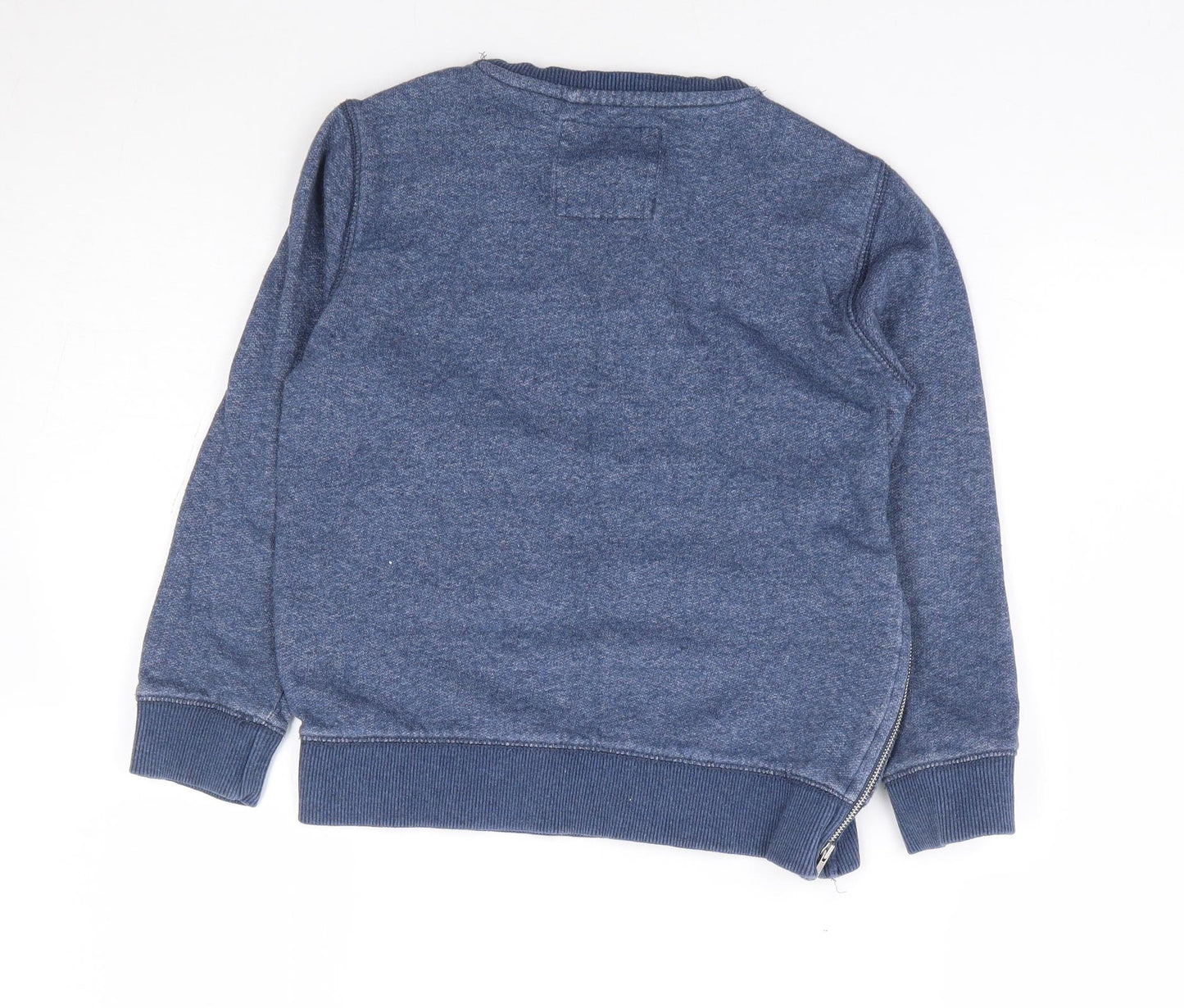 NEXT Boys Blue Cotton Pullover Sweatshirt Size 7 Years Pullover