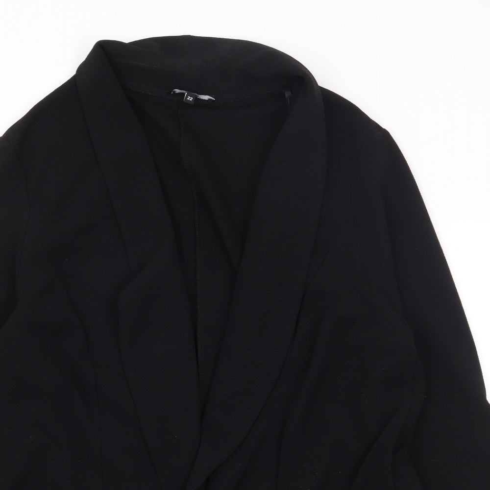 New Look Inspire Womens Black Jacket Blazer Size 22
