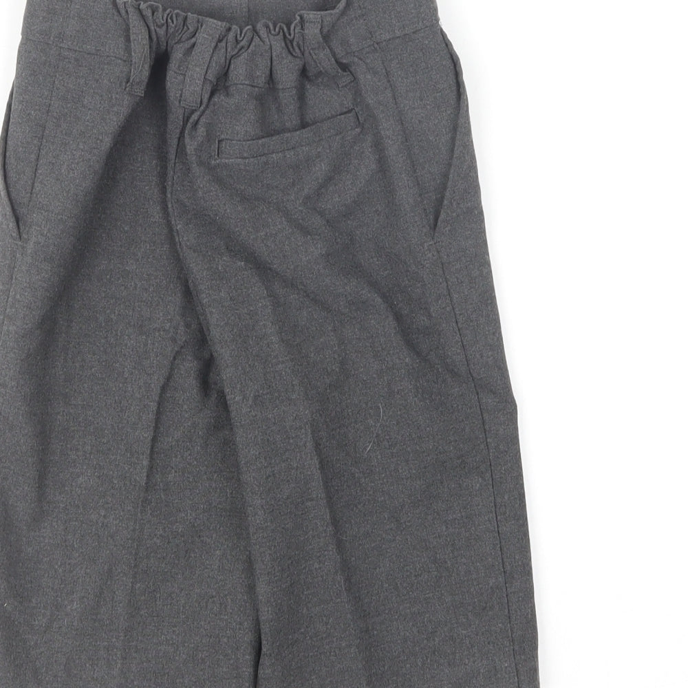 Marks and Spencer Boys Grey Polyester Chino Shorts Size 5-6 Years Regular