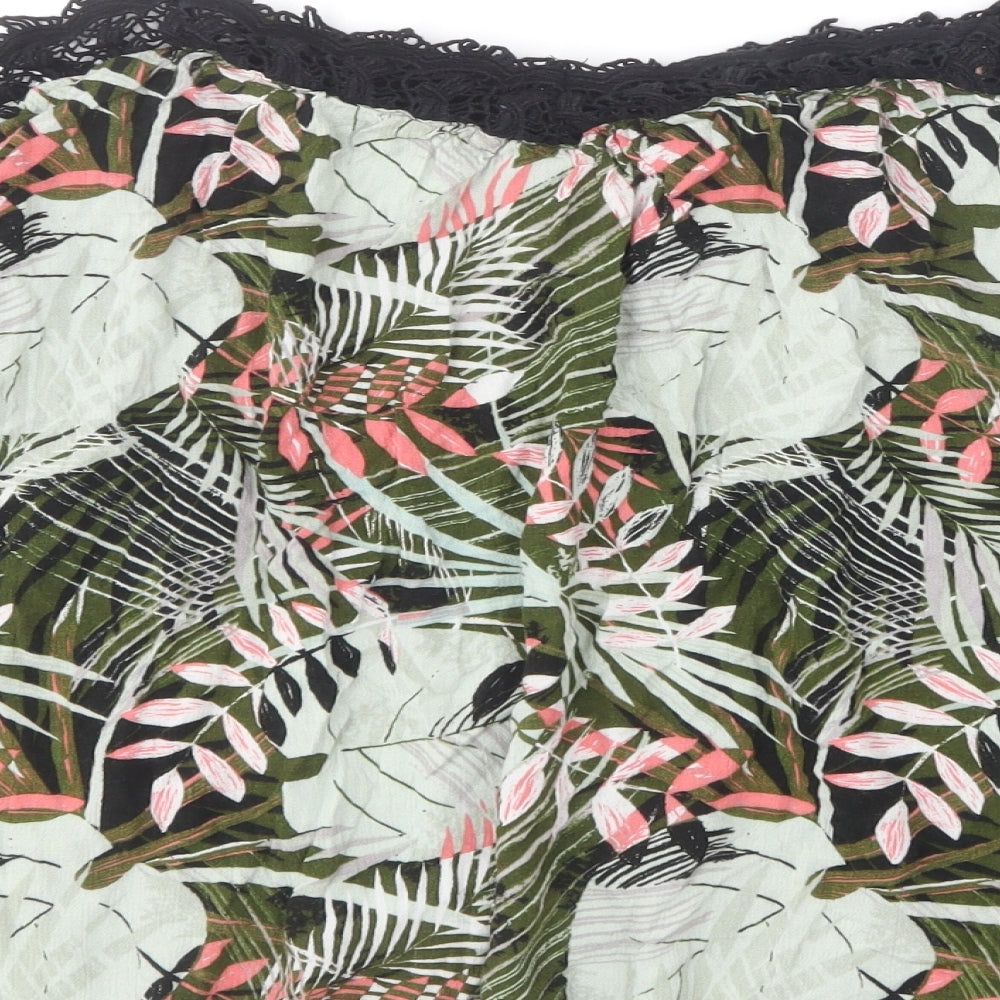 George Womens Multicoloured Viscose Basic T-Shirt Size 18 Square Neck