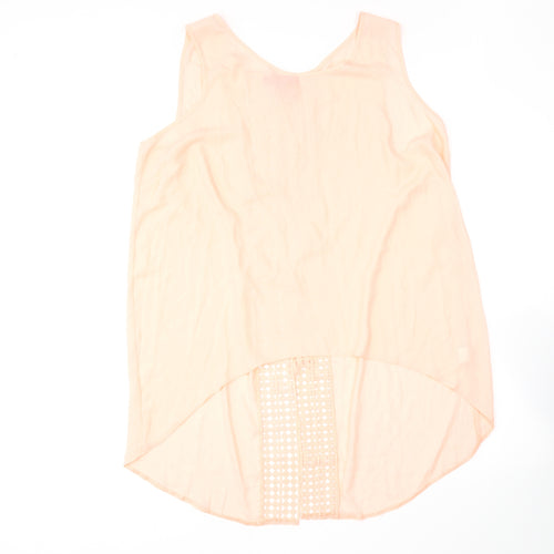 Atmosphere Womens Orange Polyester Basic Blouse Size 20 Scoop Neck