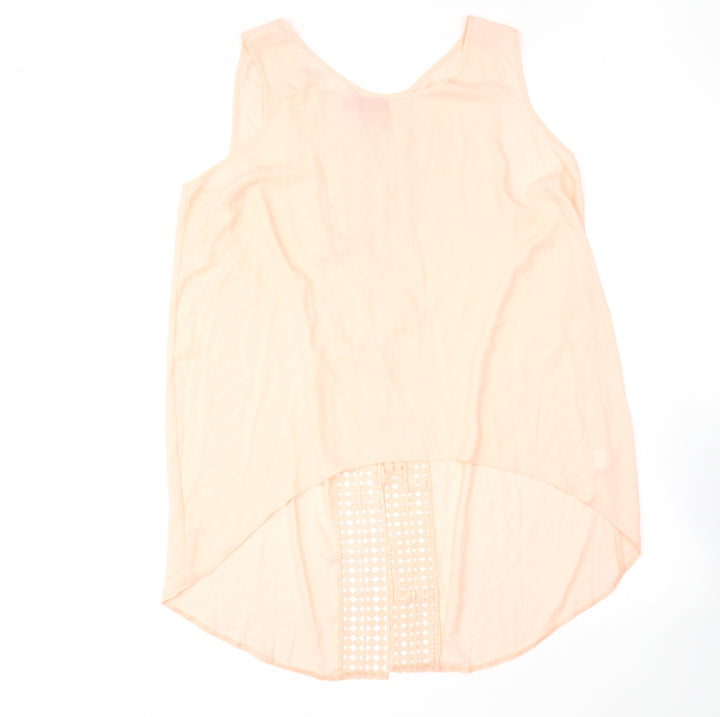 Atmosphere Womens Orange Polyester Basic Blouse Size 20 Scoop Neck