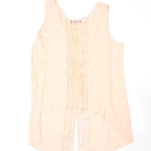 Atmosphere Womens Orange Polyester Basic Blouse Size 20 Scoop Neck