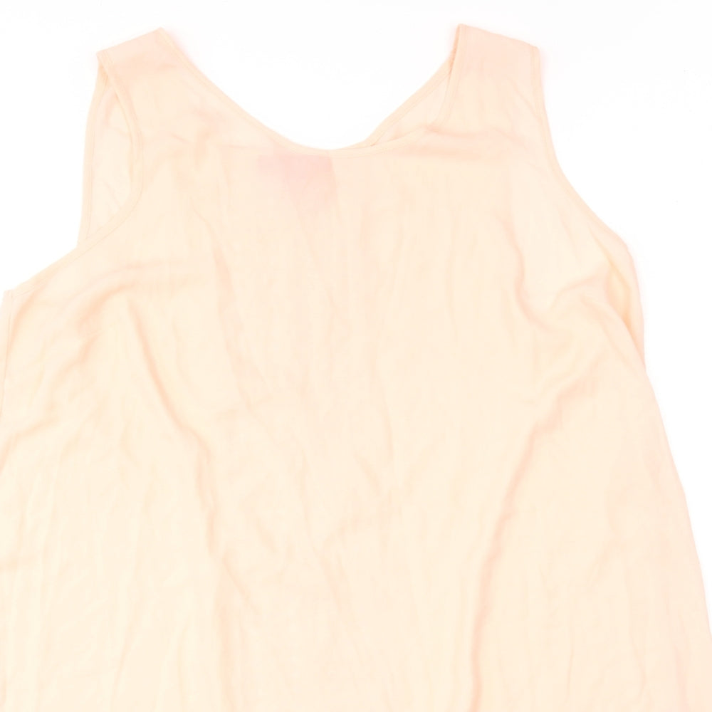 Atmosphere Womens Orange Polyester Basic Blouse Size 20 Scoop Neck