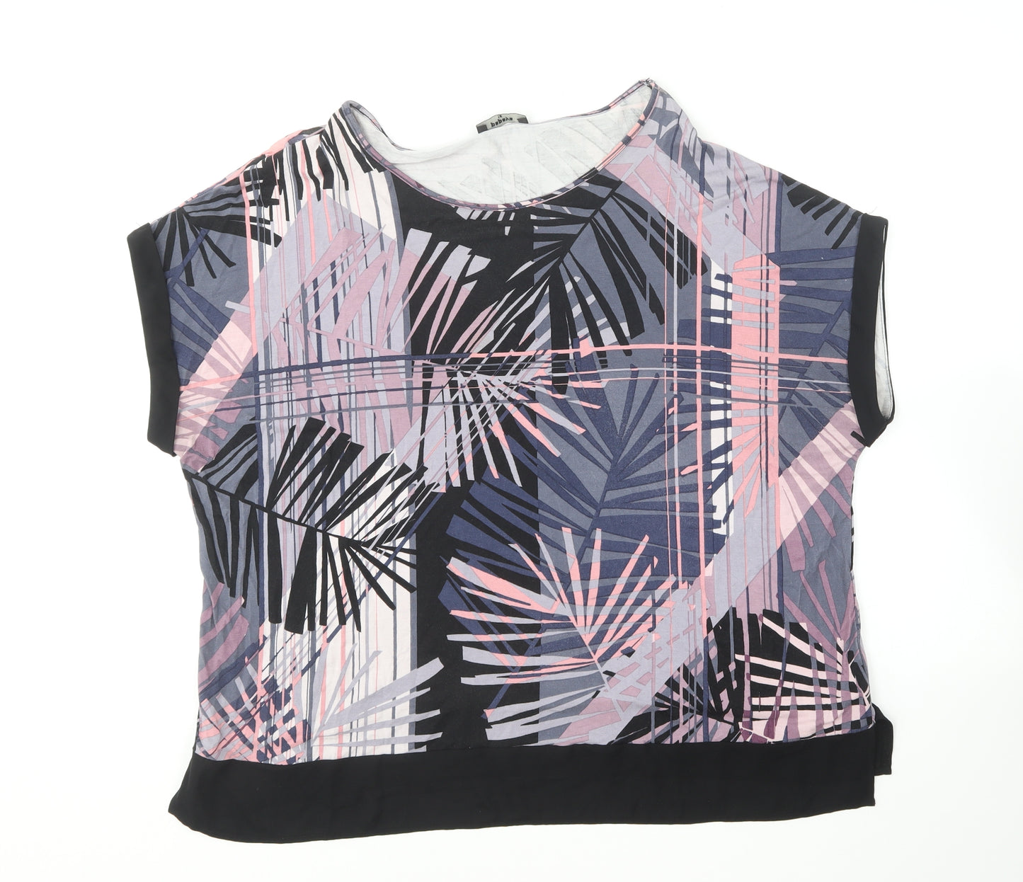Papaya Womens Multicoloured Polyester Basic T-Shirt Size 18 Round Neck