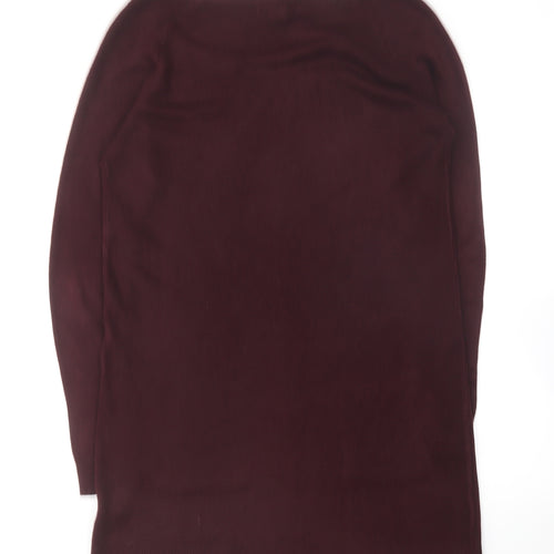 Atmosphere Womens Purple Round Neck Acrylic Pullover Jumper Size 12