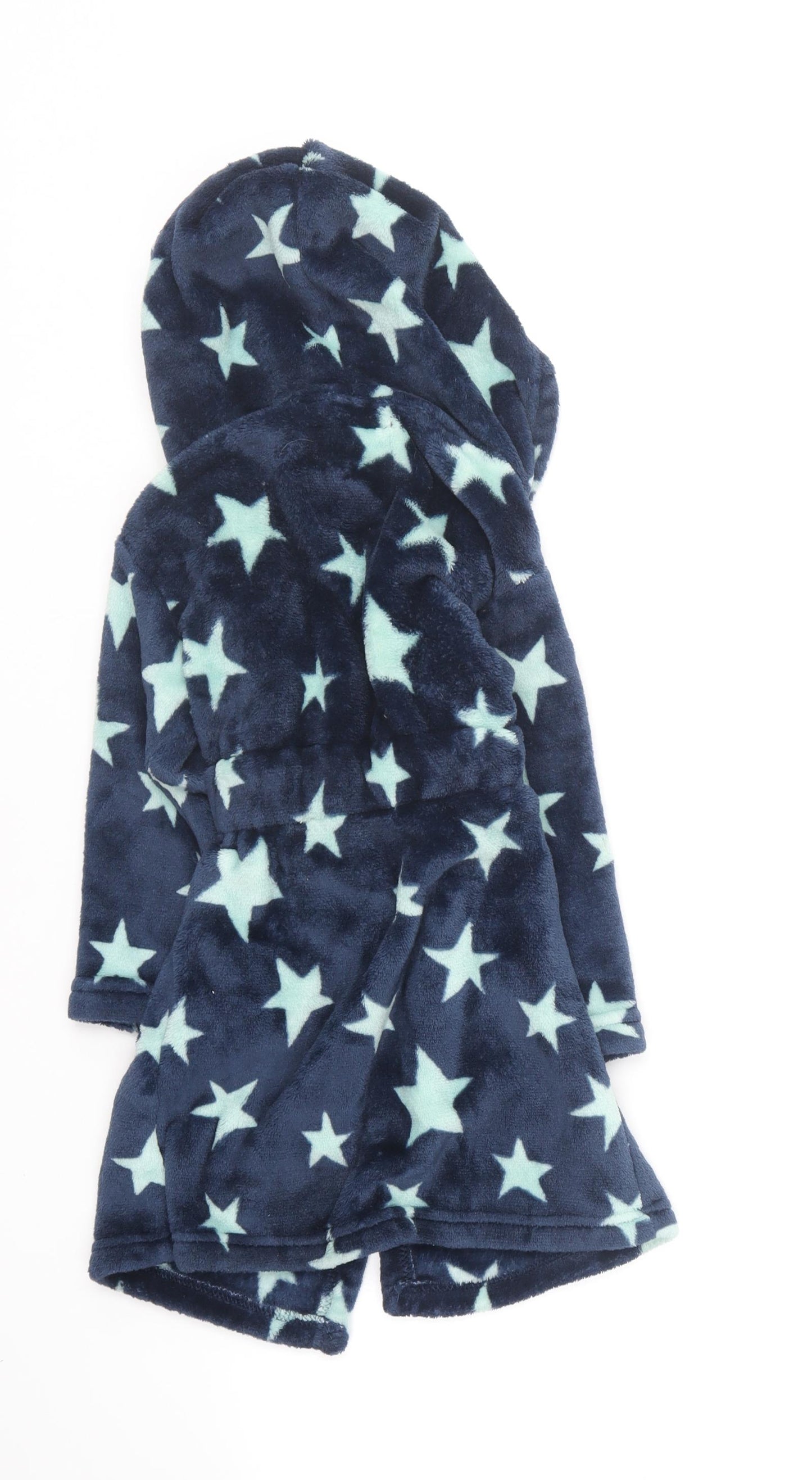 F&F Boys Blue Geometric Polyester Gown Size 3-4 Years - Star print