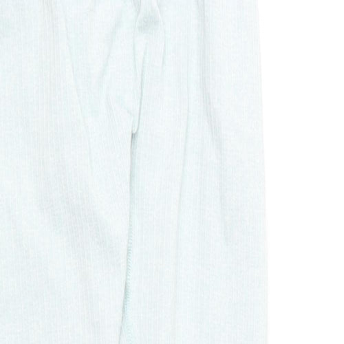 Preworn Womens Blue Nylon Compression Leggings Size S L24 in Regular