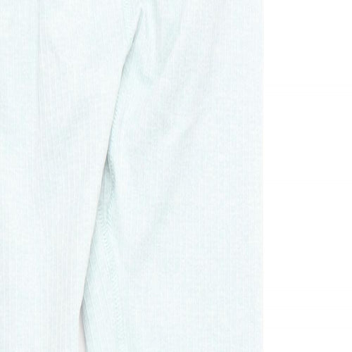 Preworn Womens Blue Nylon Compression Leggings Size S L24 in Regular