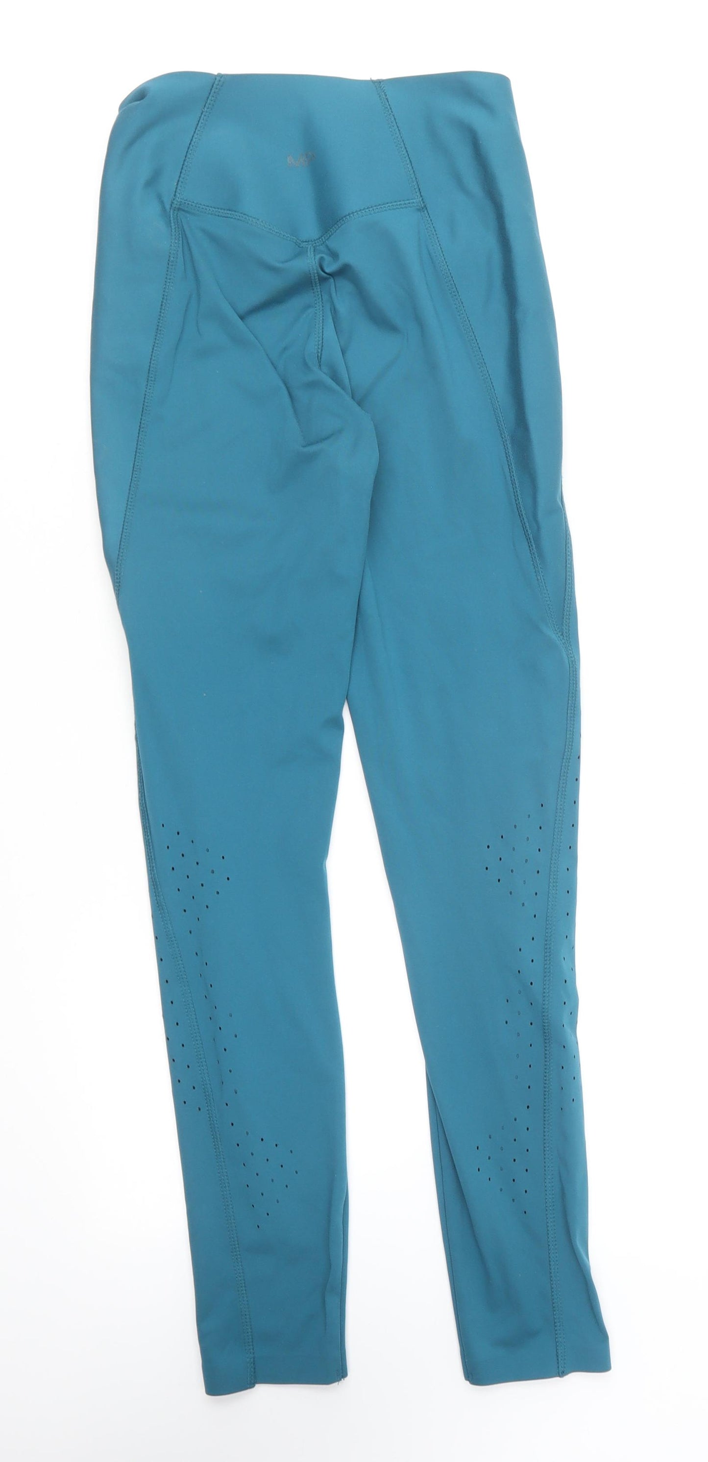 Myprotein Womens Blue Polyester Compression Leggings Size XS L26 in Regular