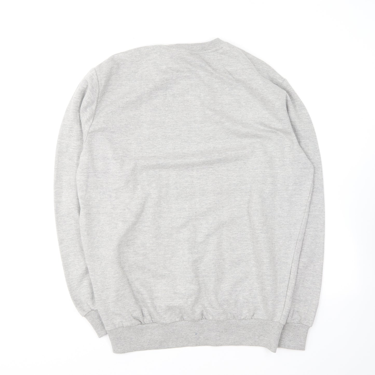 Pep&Co Mens Grey Cotton Pullover Sweatshirt Size XL