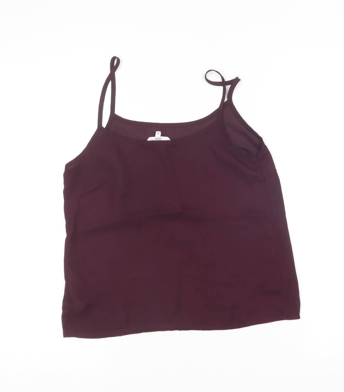 New Look Womens Purple Polyester Camisole Blouse Size 6 Boat Neck
