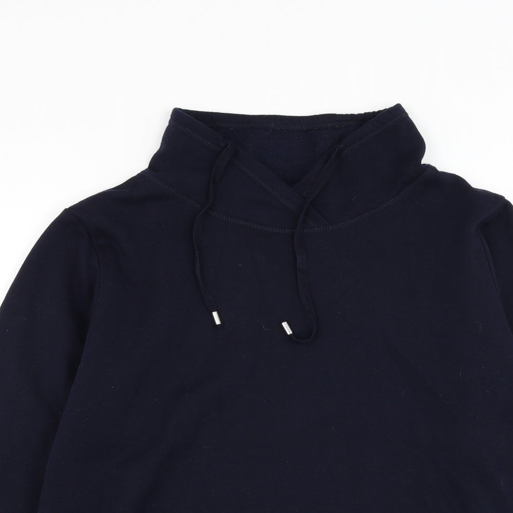 Emreco Womens Blue Polyester Pullover Sweatshirt Size 14 Pullover