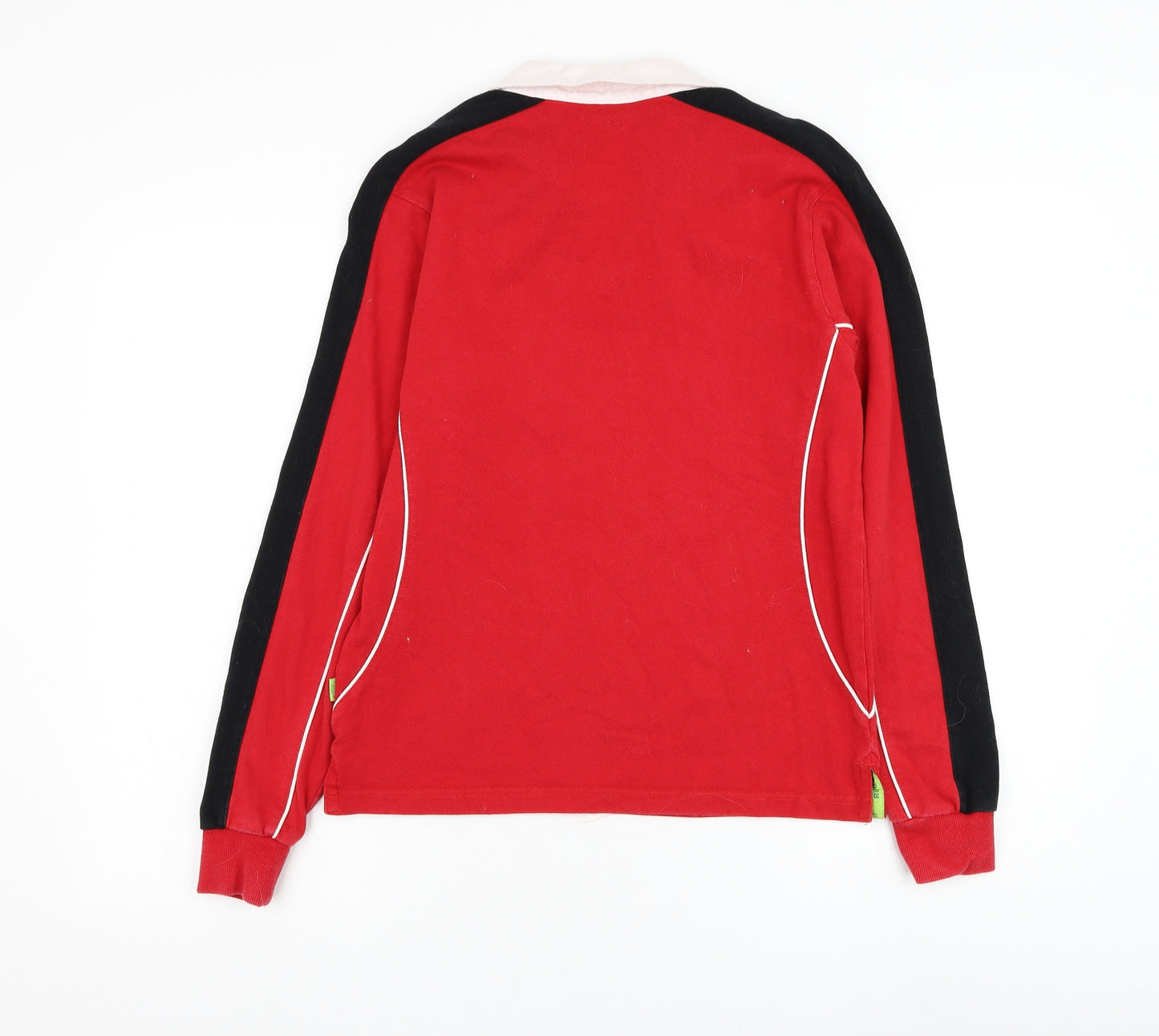 Welsh Rugby Union Boys Red Cotton Jersey T-Shirt Size 11-12 Years Collared Pullover - Rugby World Cup 2015, Wales