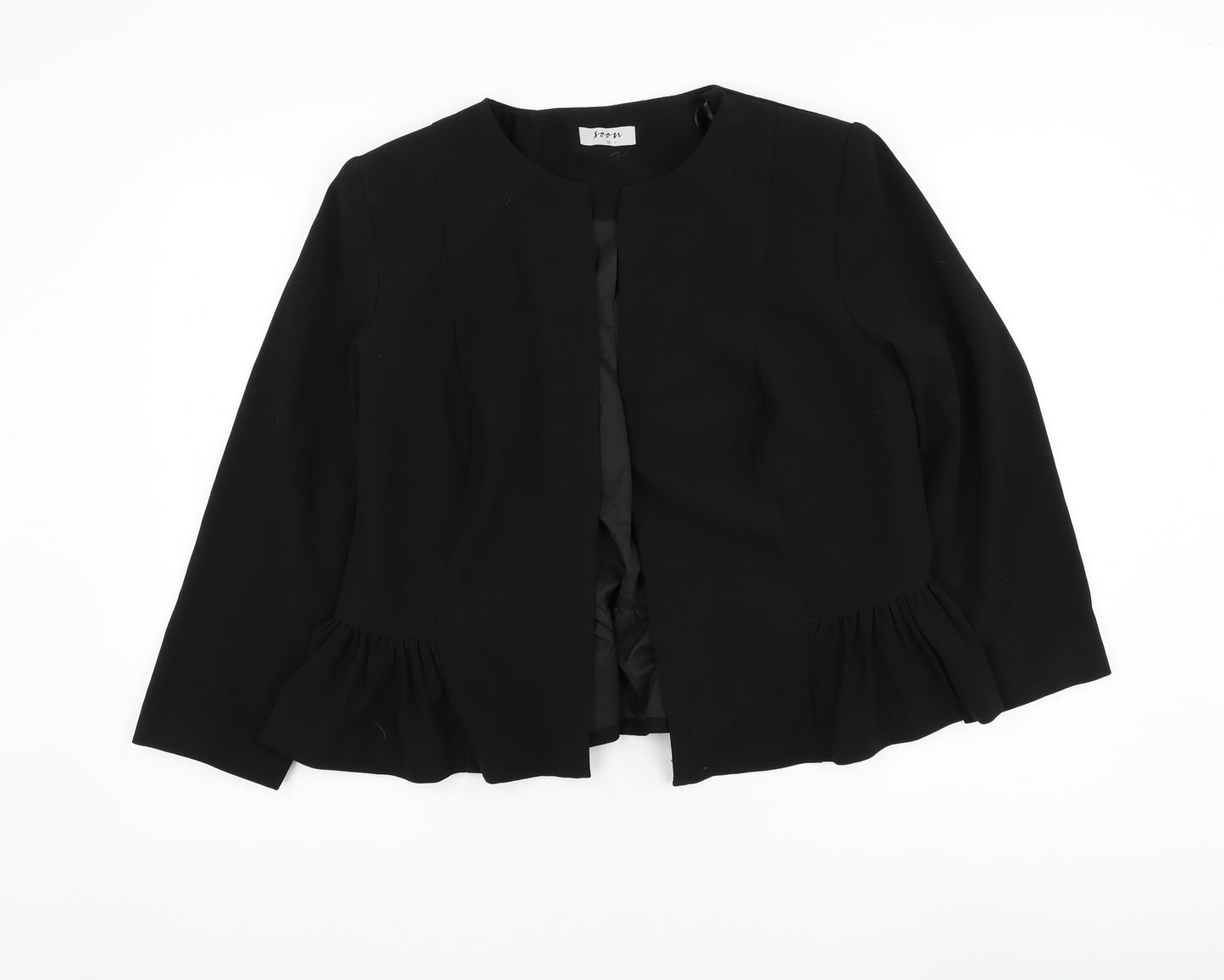 Matalan Womens Black Jacket Blazer Size 18