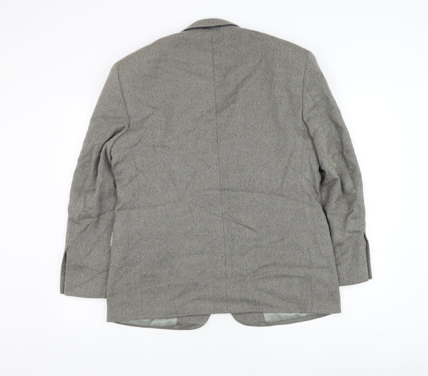 Biltmore Mens Grey Wool Jacket Suit Jacket Size 40