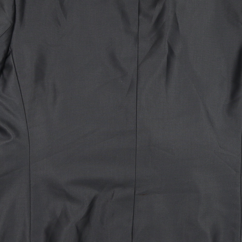George Mens Grey Polyester Jacket Suit Jacket Size 48