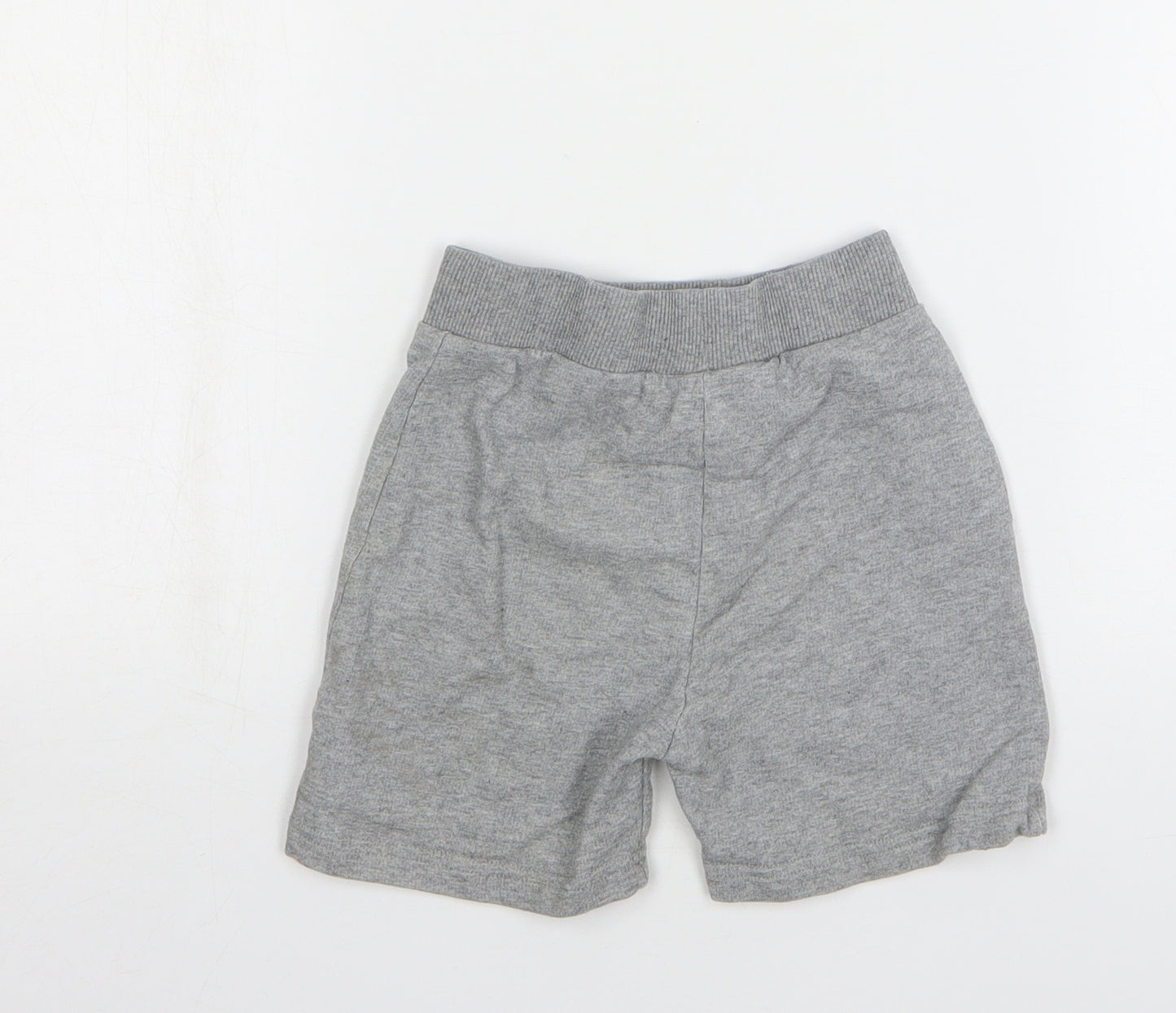 McKenzie Boys Grey Cotton Sweat Shorts Size 4-5 Years Regular