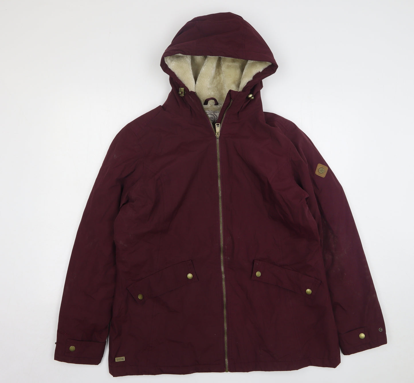 Regatta Womens Purple Parka Coat Size 16