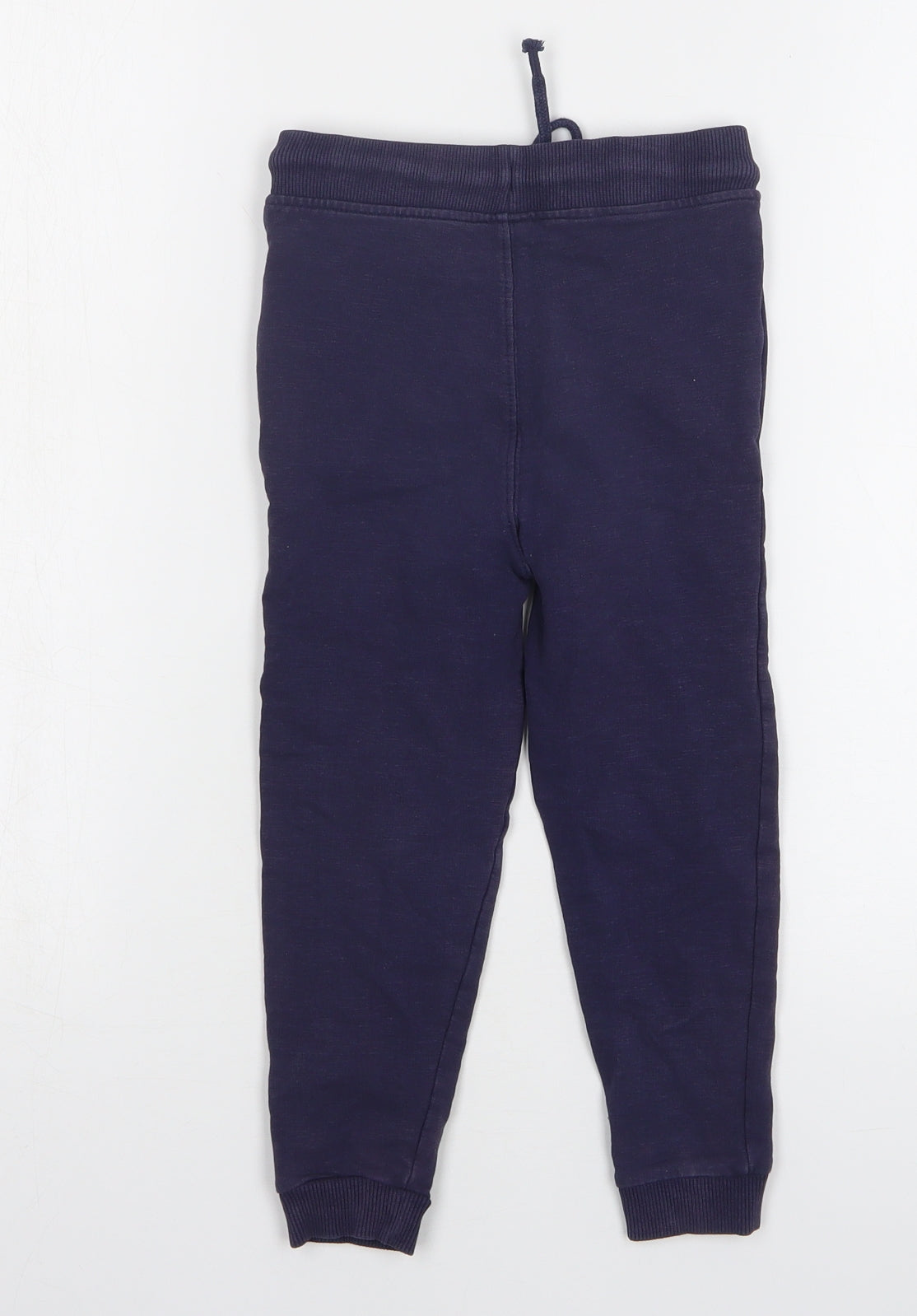 George Boys Blue Cotton Sweatpants Trousers Size 4-5 Years Regular