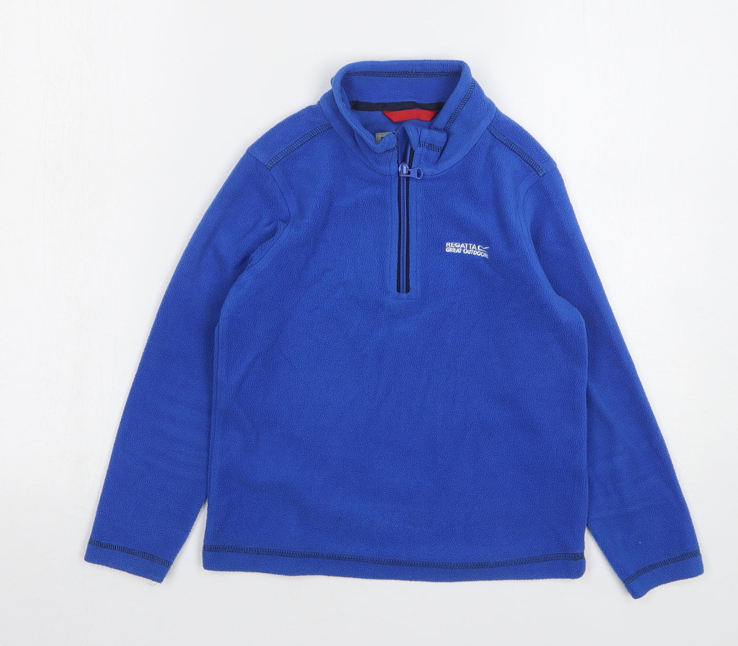 Regatta Boys Blue Polyester Pullover Sweatshirt Size 7-8 Years Zip