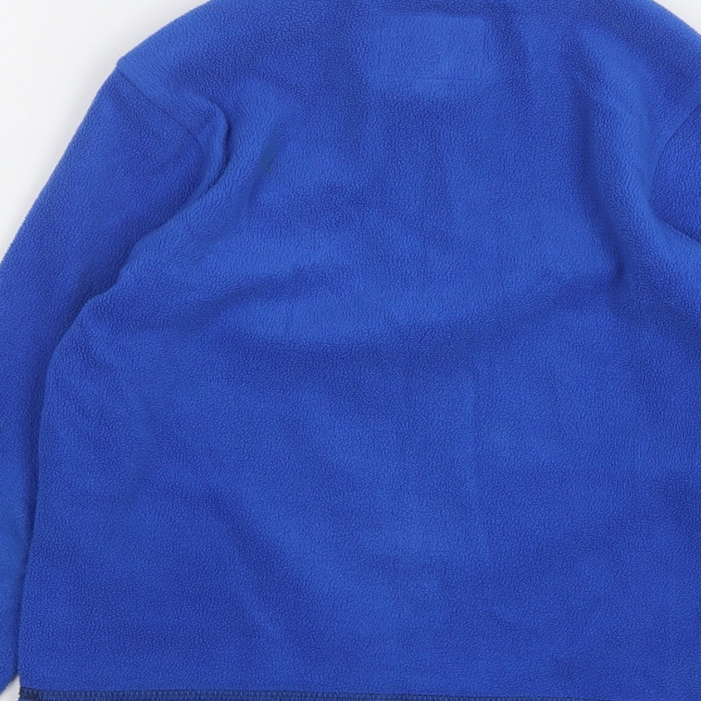 Regatta Boys Blue Polyester Pullover Sweatshirt Size 7-8 Years Zip