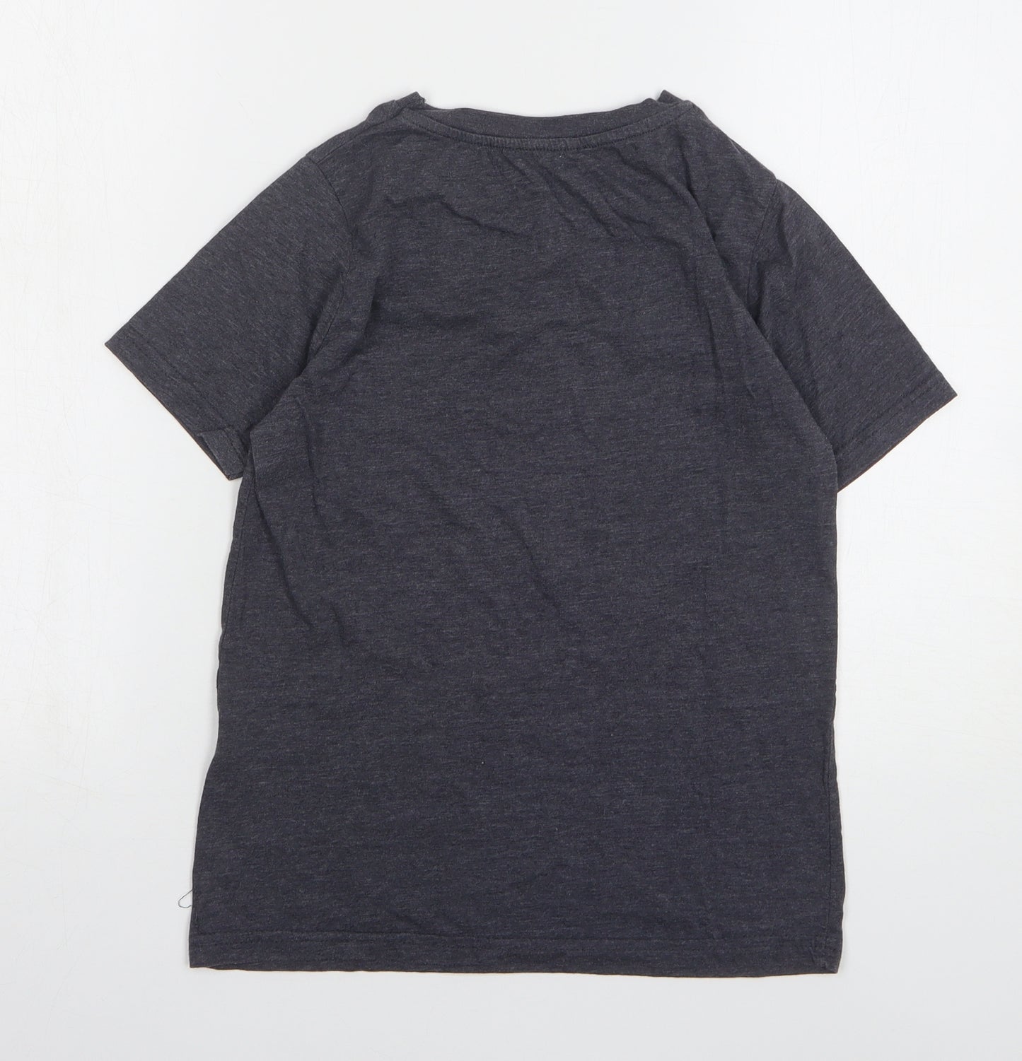 Atmosphere Womens Grey Cotton Basic T-Shirt Size 6 Round Neck - Los Angeles