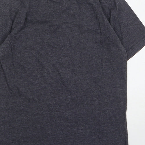 Atmosphere Womens Grey Cotton Basic T-Shirt Size 6 Round Neck - Los Angeles