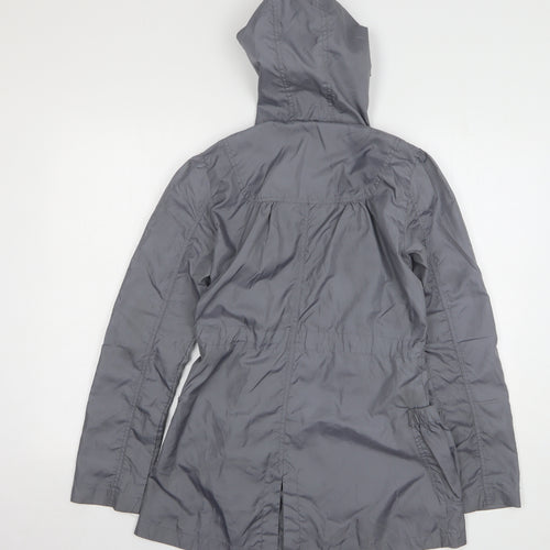 New Look Girls Grey Windbreaker Coat Size 14-15 Years Zip