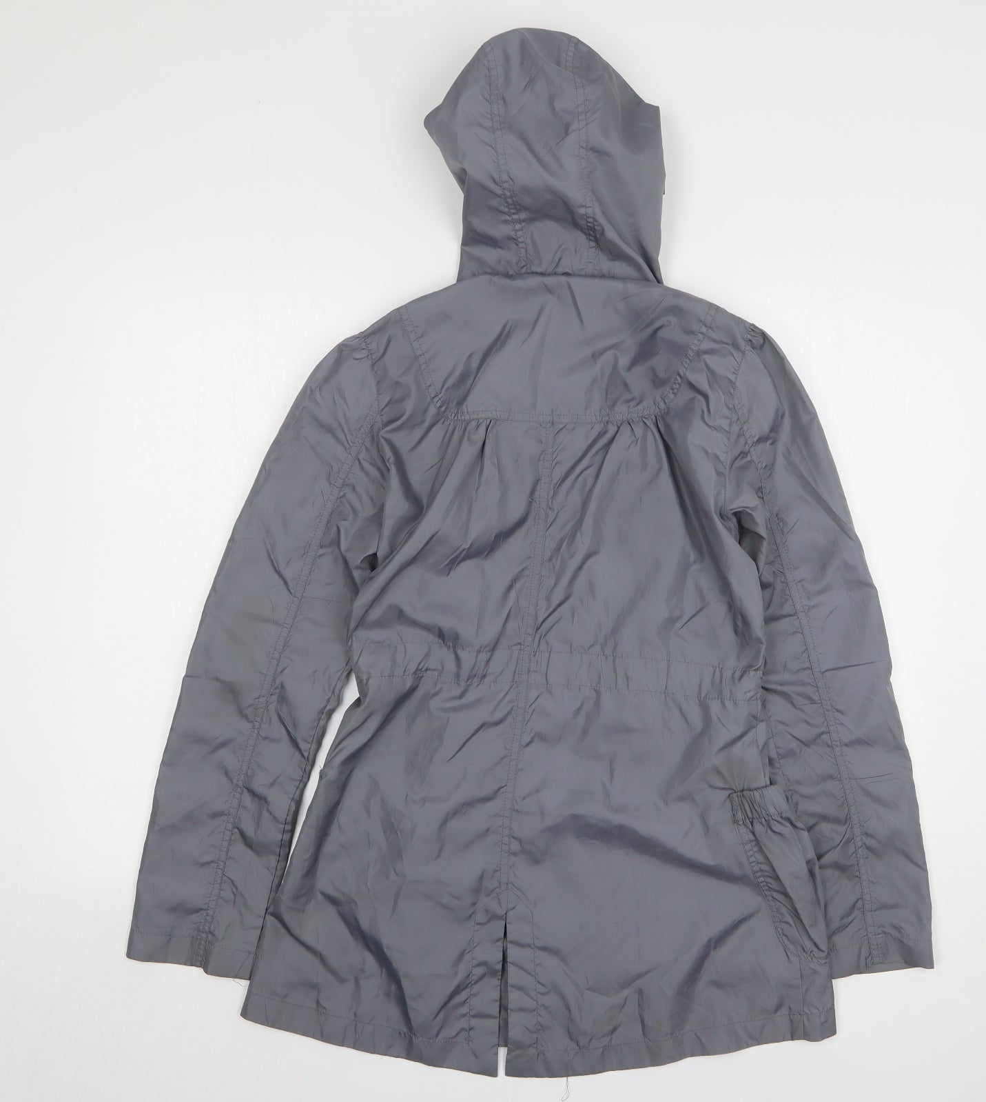 New Look Girls Grey Windbreaker Coat Size 14-15 Years Zip