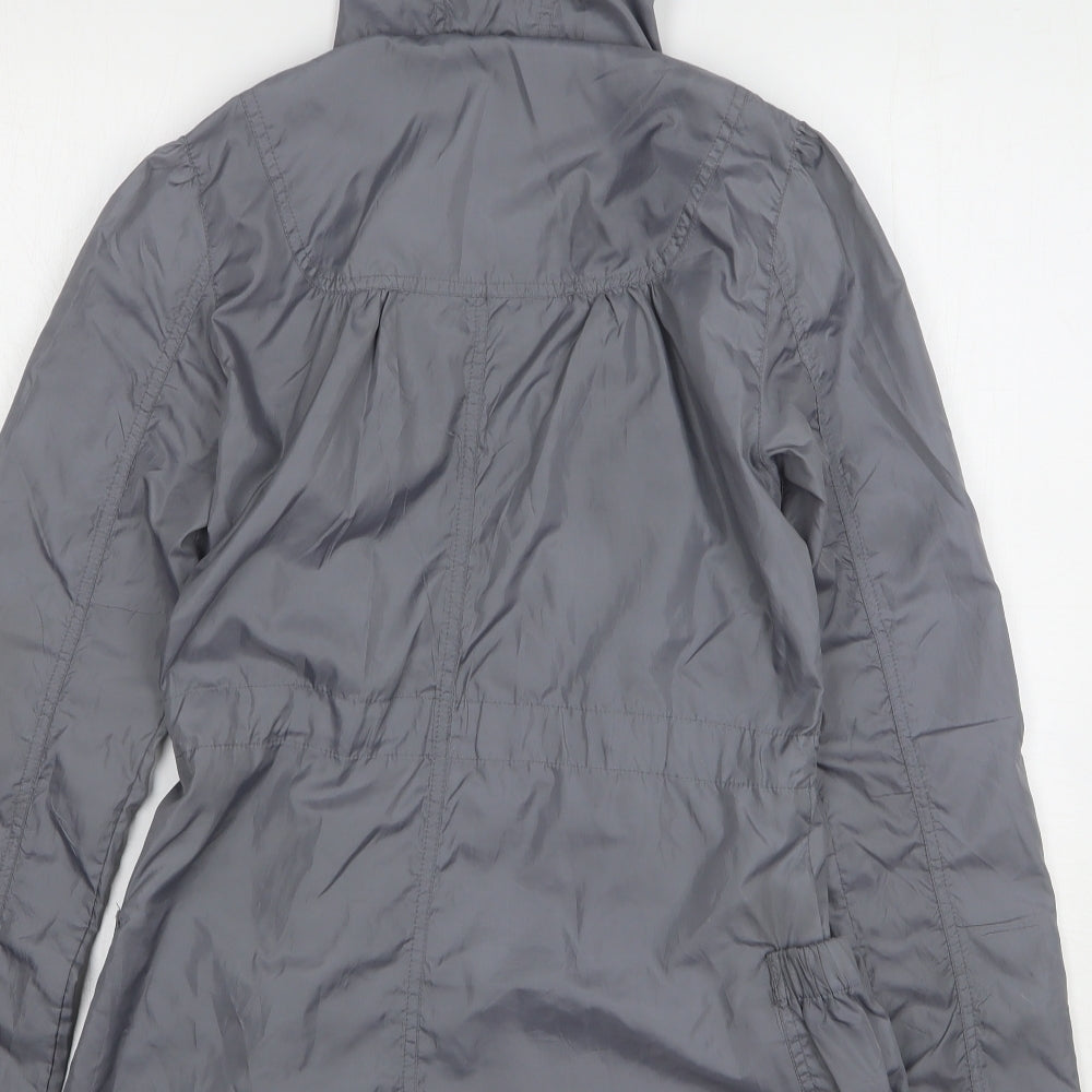 New Look Girls Grey Windbreaker Coat Size 14-15 Years Zip