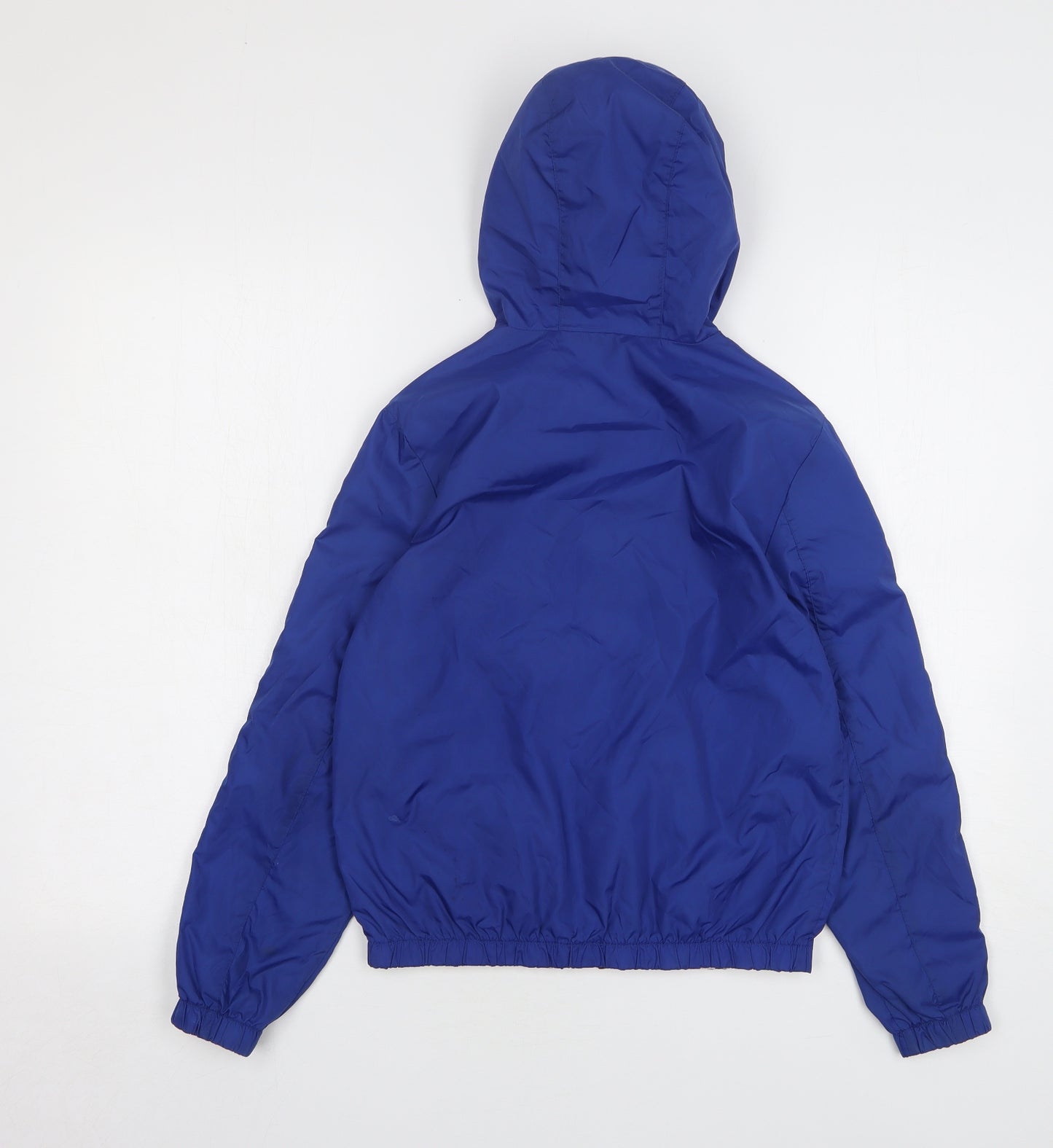 Tommy Hilfiger Boys Blue Geometric Windbreaker Jacket Size 10 Years Zip