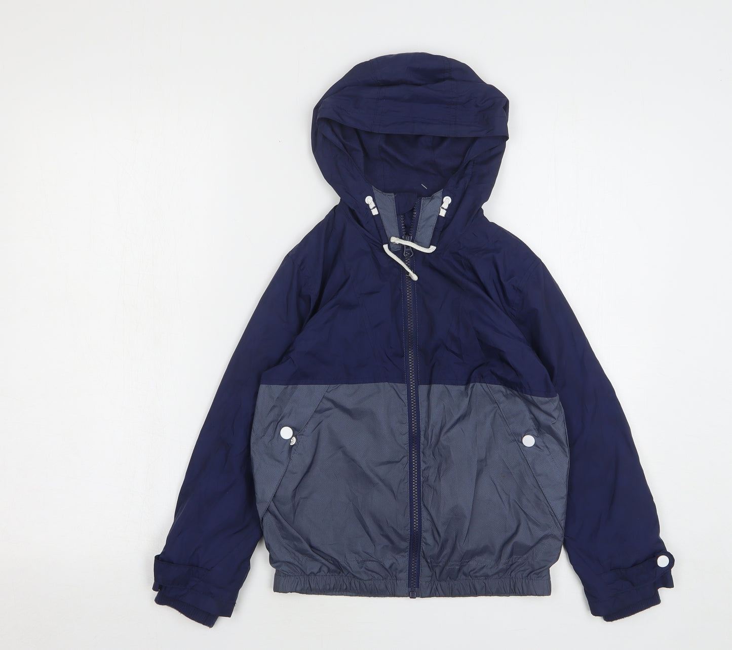 George Boys Blue Rain Coat Coat Size 6-7 Years Zip