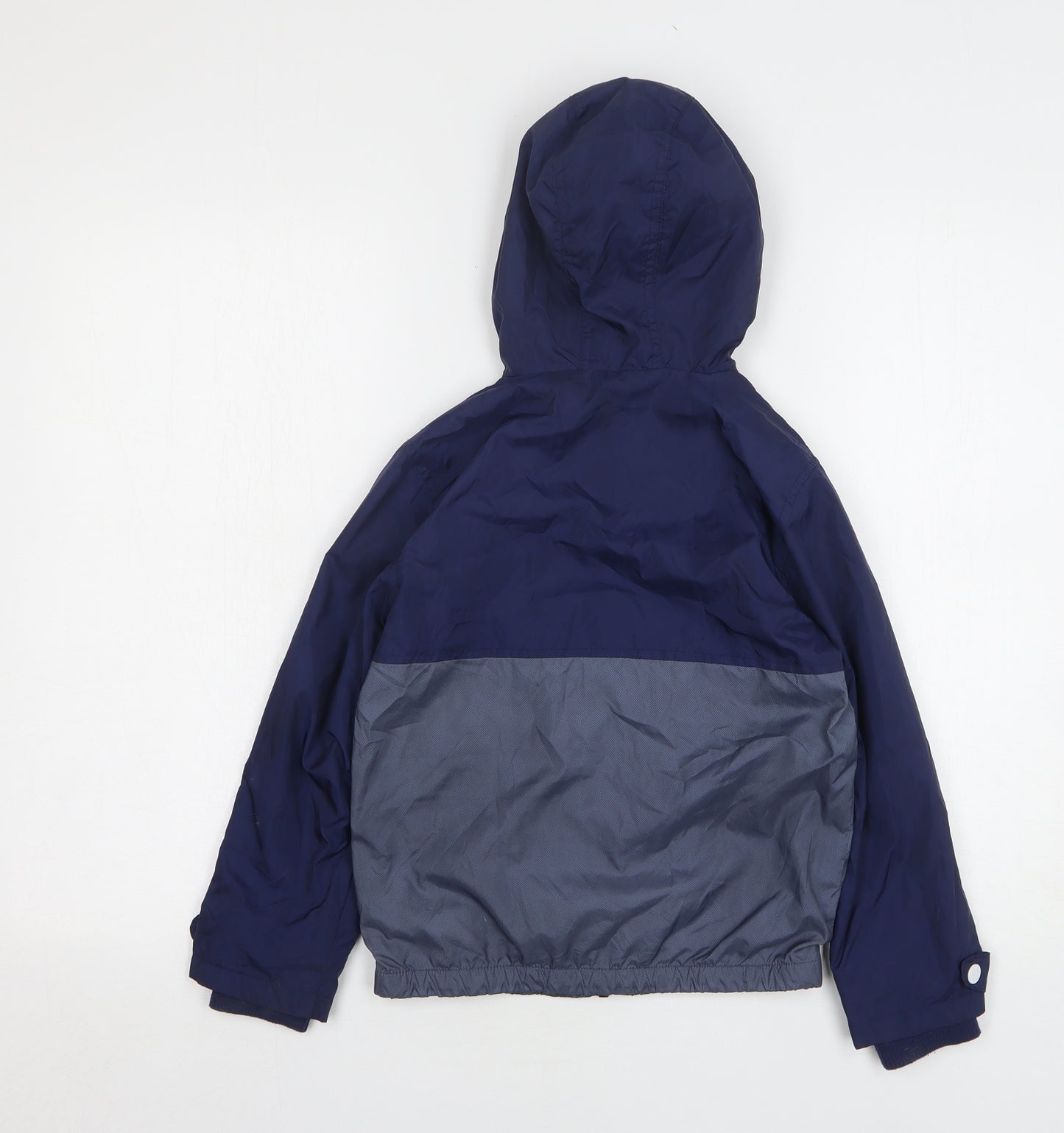 George Boys Blue Rain Coat Coat Size 6-7 Years Zip