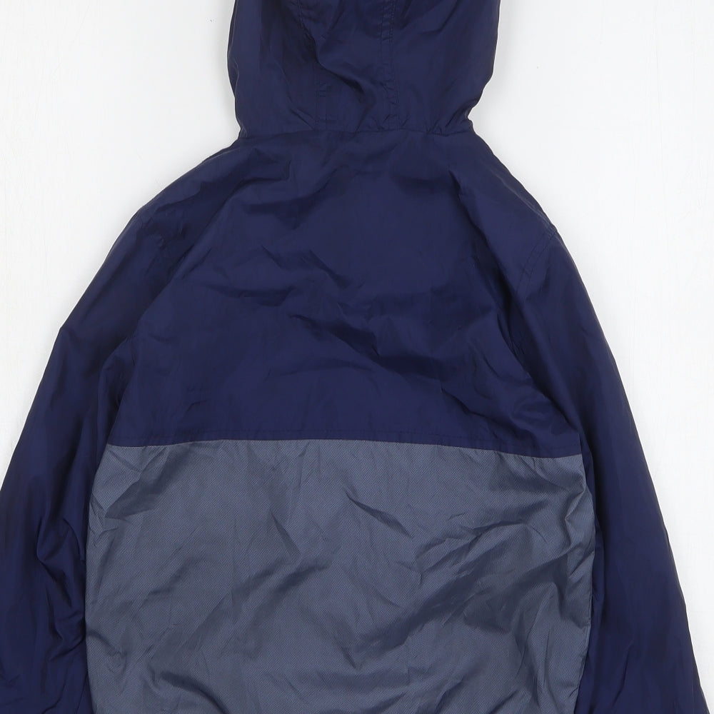 George Boys Blue Rain Coat Coat Size 6-7 Years Zip