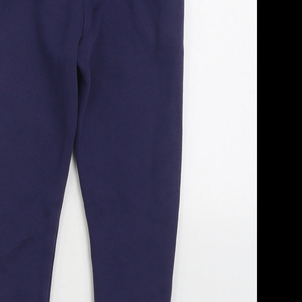 F&F Boys Blue Cotton Jogger Trousers Size 2-3 Years Regular