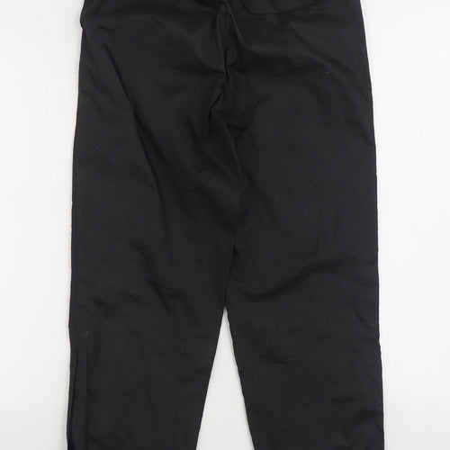 Dunlop Boys Black Polyester Rain Trousers Trousers Size 11-12 Years Regular