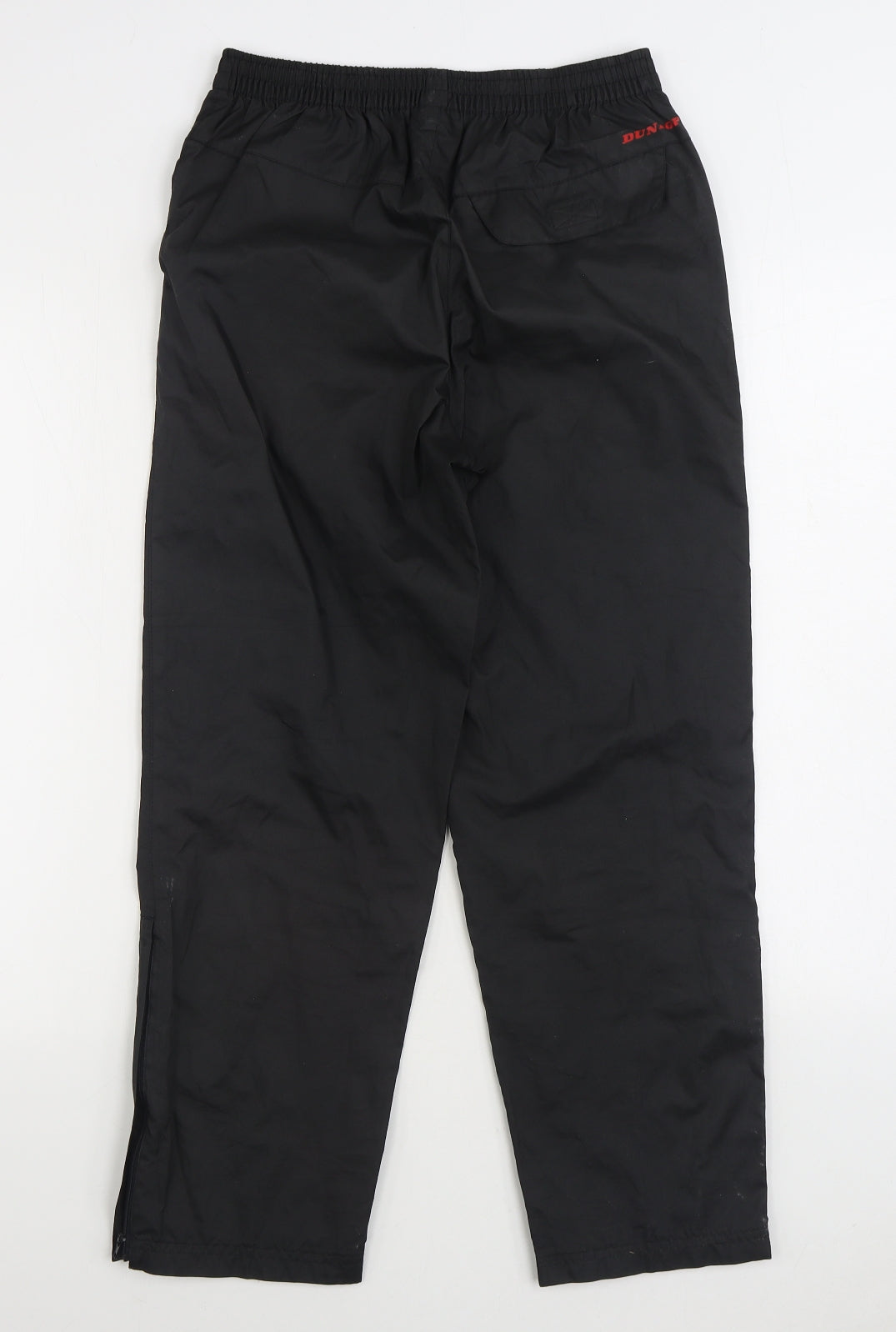 Dunlop Boys Black Polyester Rain Trousers Trousers Size 11-12 Years Regular