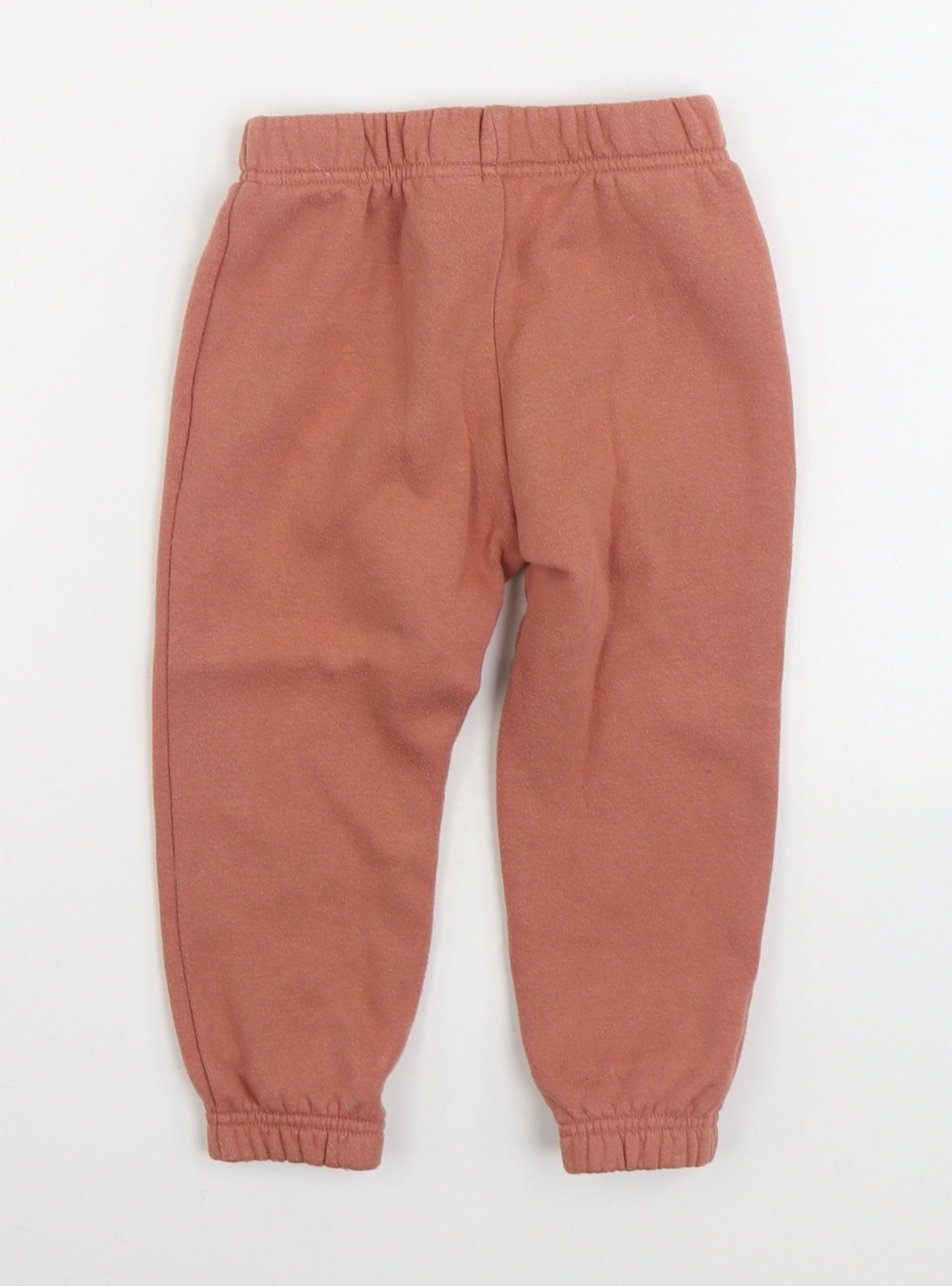 Primark Girls Pink Cotton Jogger Trousers Size 2-3 Years Regular Tie