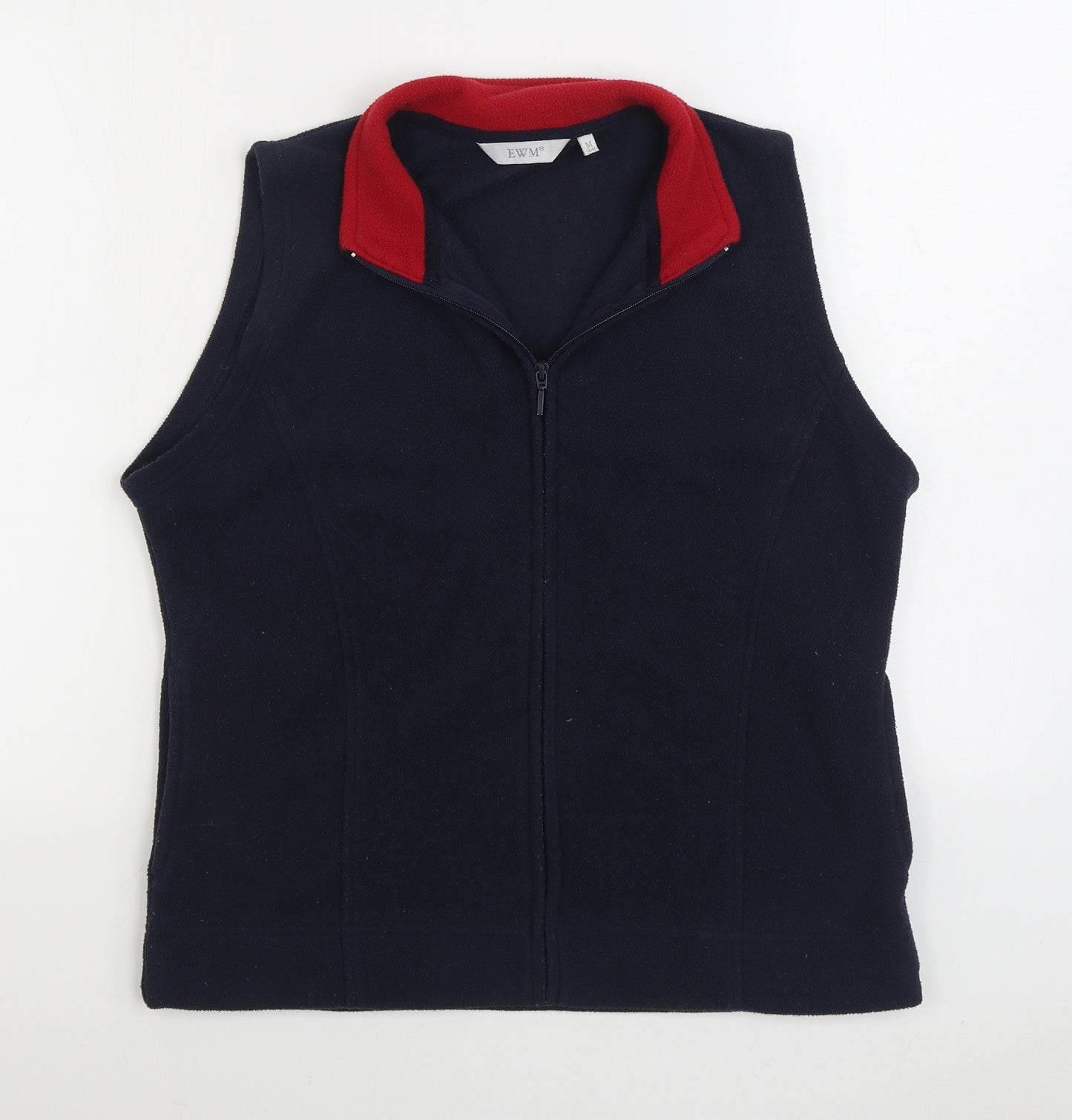 EWM Mens Blue Gilet Jacket Size M Zip