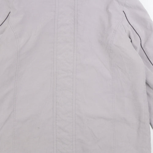 Anna rose Womens Grey Jacket Size M Zip