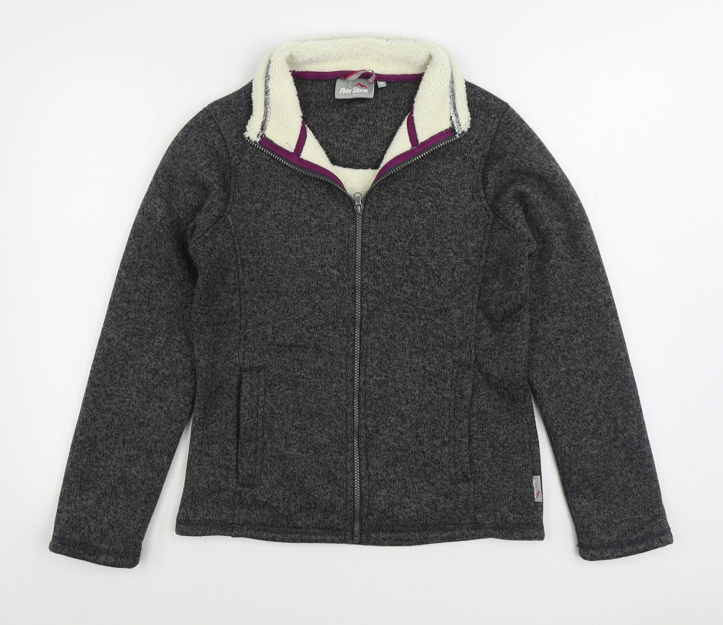 Peter Storm Womens Grey Jacket Size 10 Zip