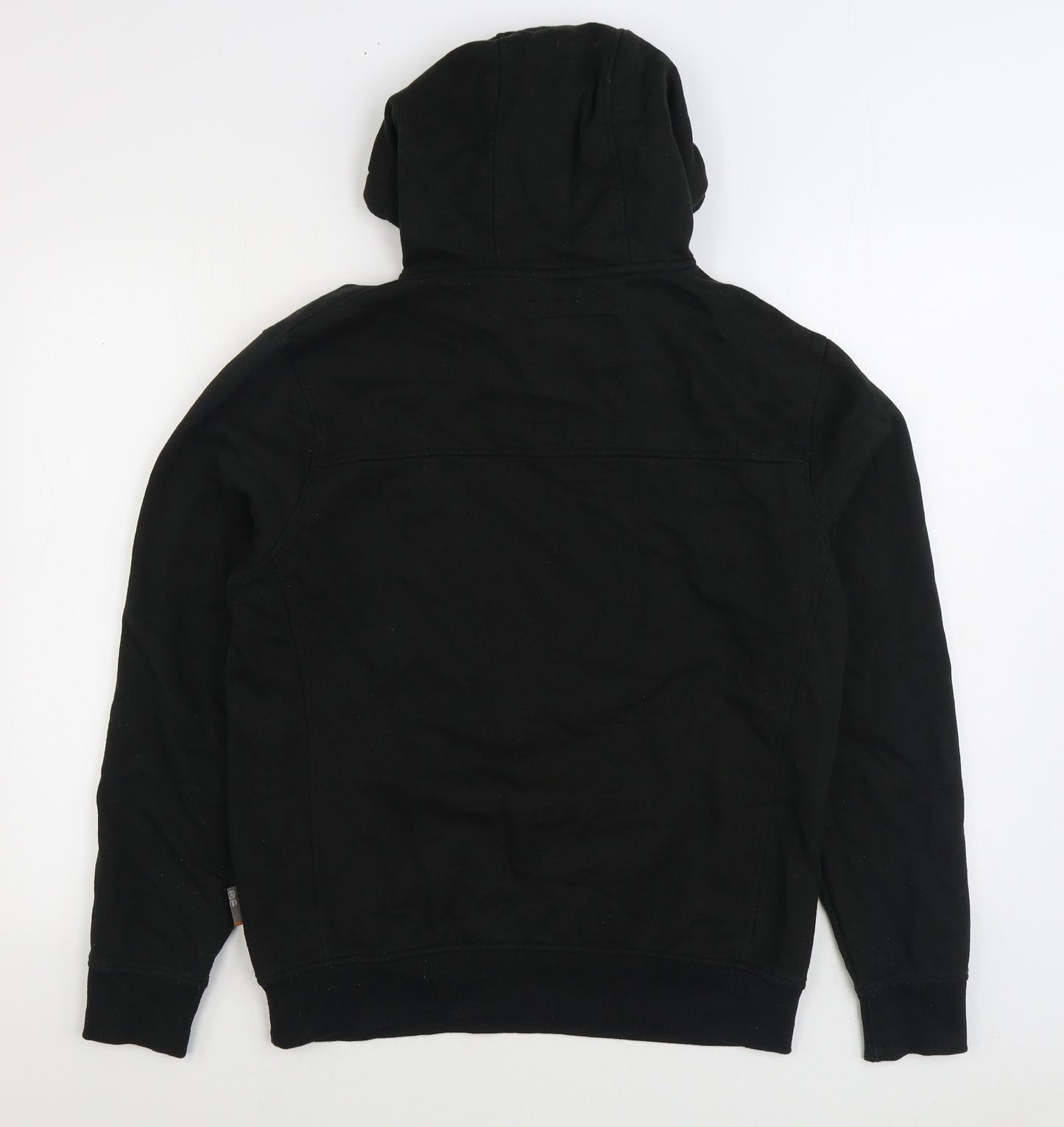 Crosshatch Mens Black Cotton Pullover Hoodie Size XL