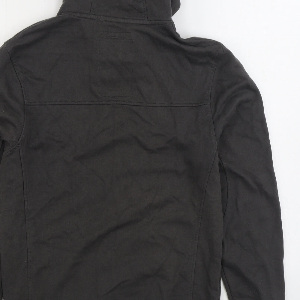 Crosshatch Mens Grey Cotton Pullover Hoodie Size XL