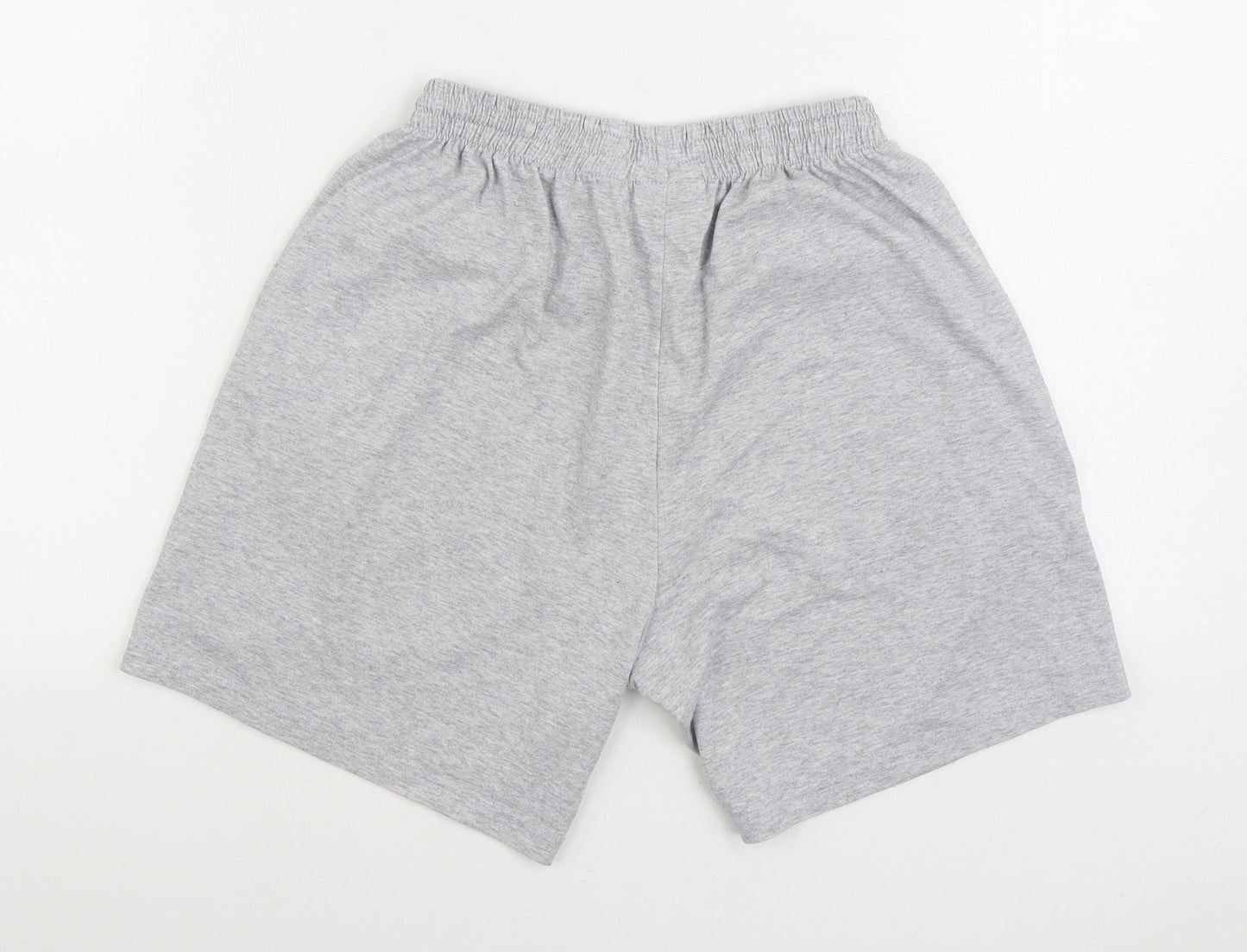 Slazenger Mens Grey Cotton Sweat Shorts Size M L6 in Regular