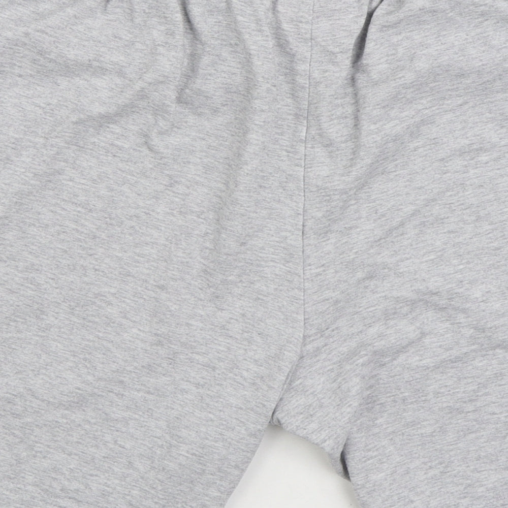 Slazenger Mens Grey Cotton Sweat Shorts Size M L6 in Regular