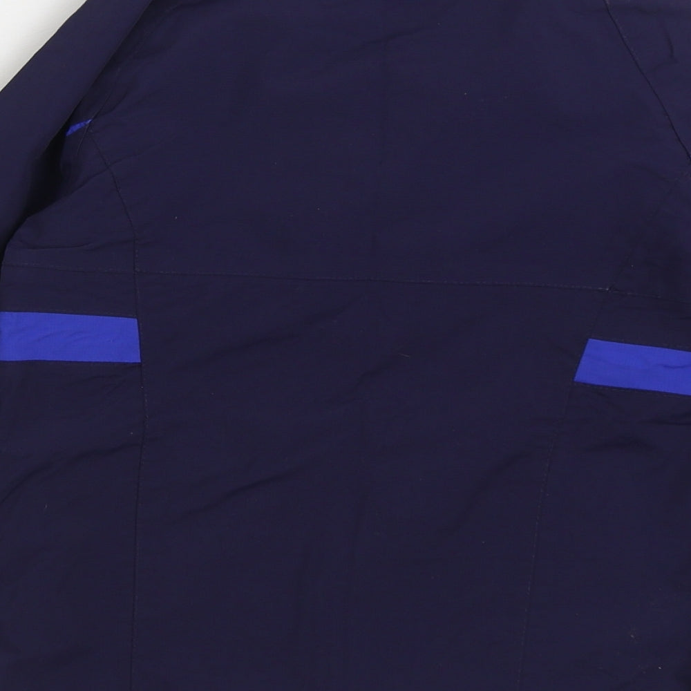 Mountain Warehouse Boys Blue Rain Coat Coat Size 7-8 Years Zip