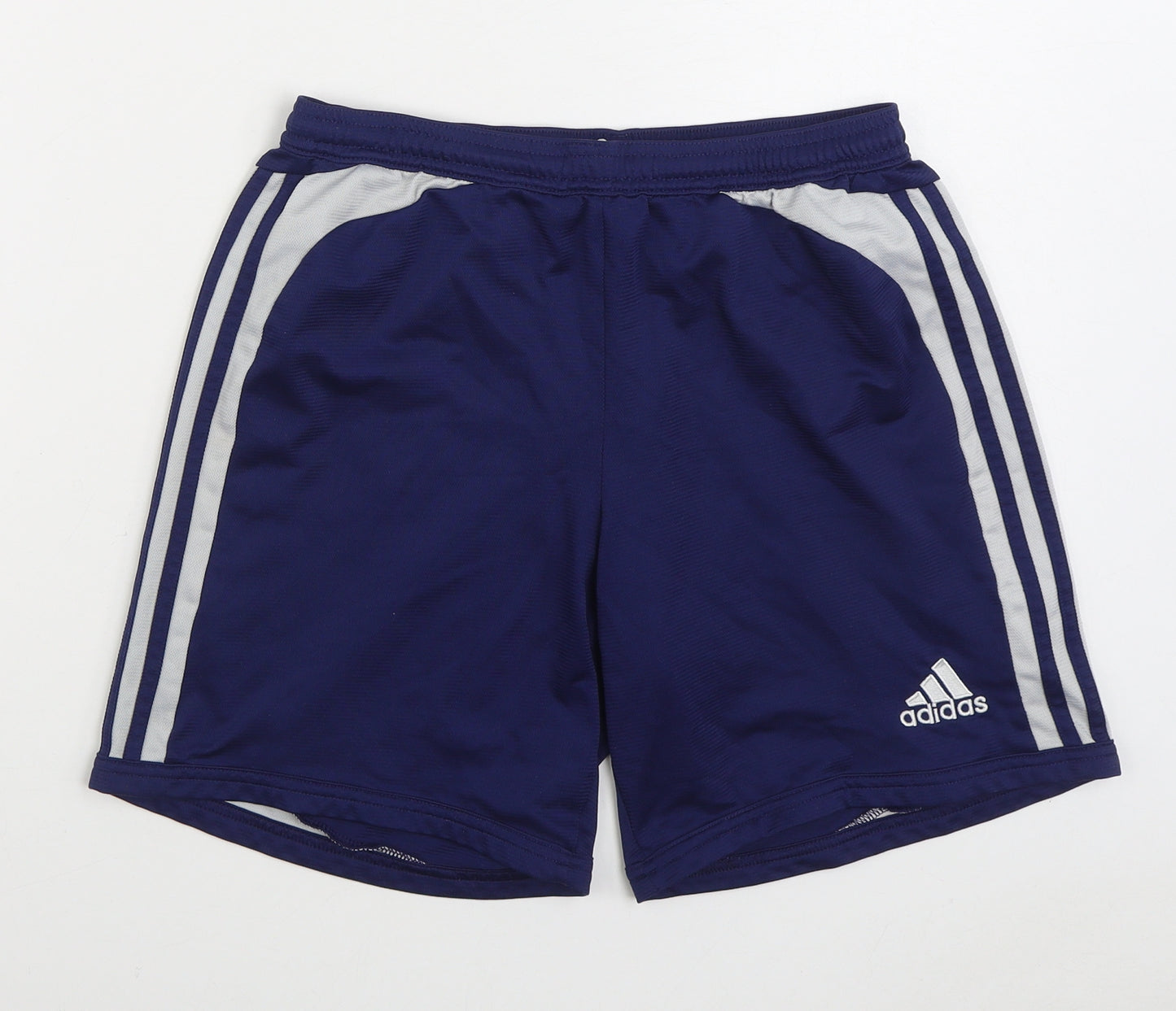 adidas Mens Blue Polyester Sweat Shorts Size M Regular