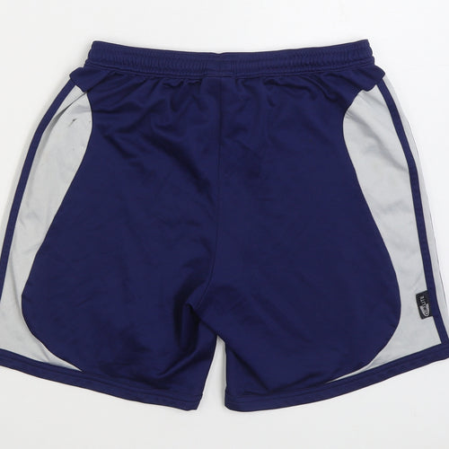 adidas Mens Blue Polyester Sweat Shorts Size M Regular