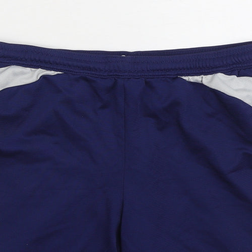 adidas Mens Blue Polyester Sweat Shorts Size M Regular
